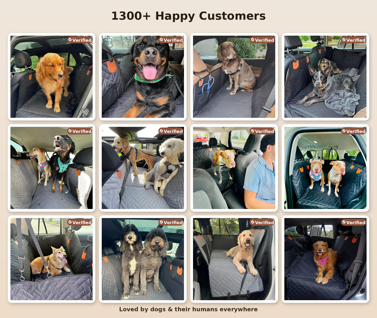 CozyRide™  - Hard Bottom Dog Seat Protector