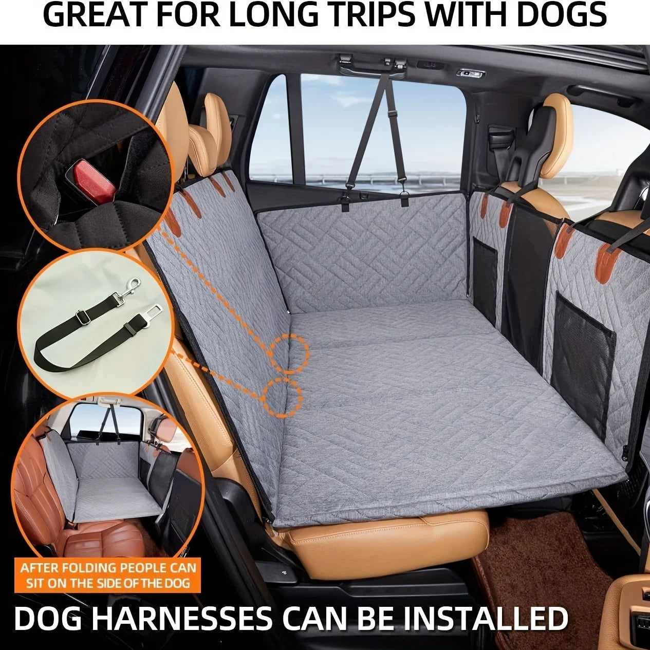 Car Mate™ - Hard Bottom Dog Seat Protector